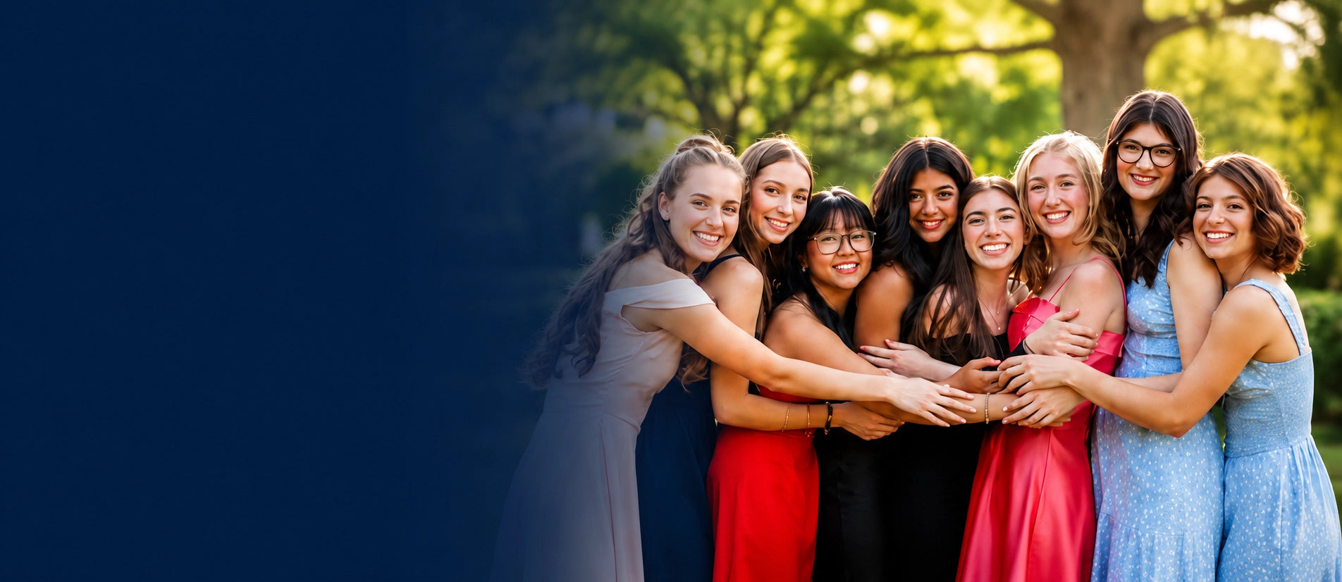 Young women representing leadership and community